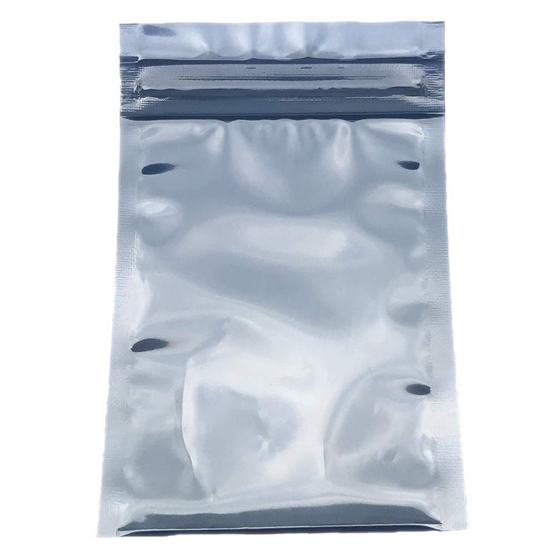 Daarcin 100pcs 3.15X4.72in/8X12cm Anti Static Bags,ESD Bags Resealable for HDD with 100pcs Labels, Antistatic Bag for Hand Drive or Varieties of Electronic Device - Image 1